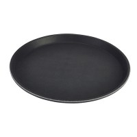 BLACK Heavy Duty Round Fibreglass Tray